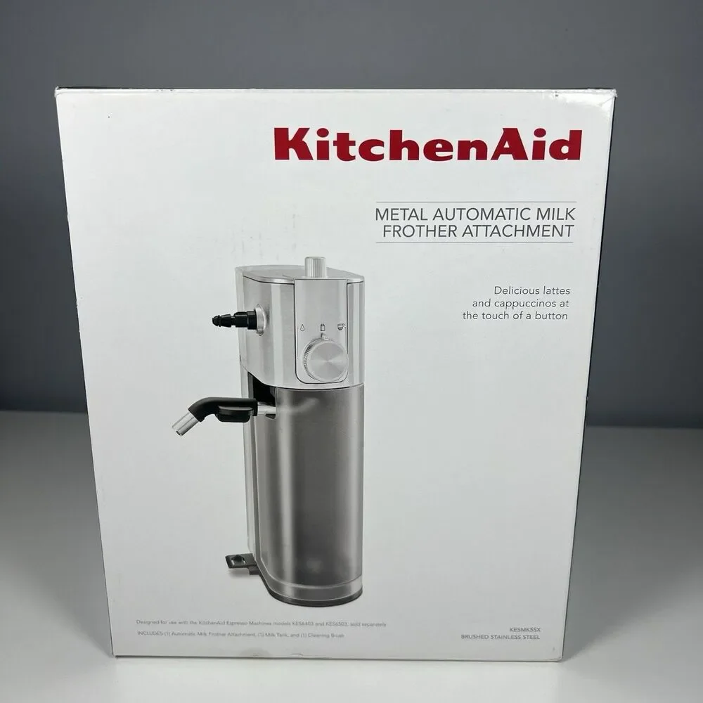 KitchenAid KESMK5SX Metal Automatic Milk Frother Attachment For KES6503 KES6403